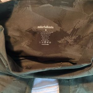 Leggings size small colorful koala